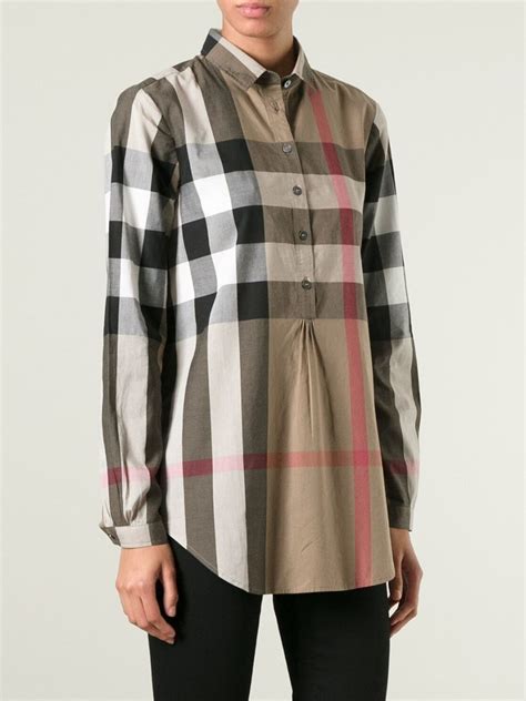 burberry nova check long sleeve shirt|burberry nova check print.